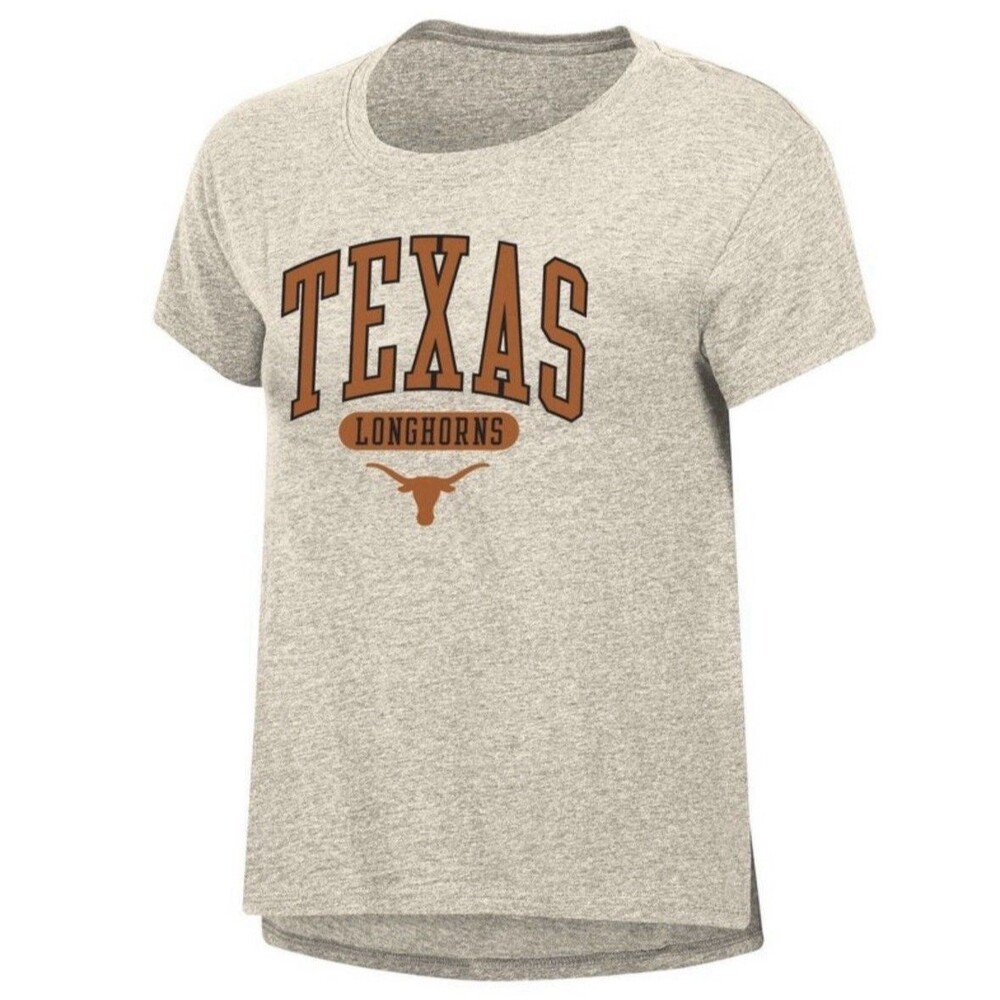 NCAA Texas Longhorns Women’s Oatmeal T Shirt Medium